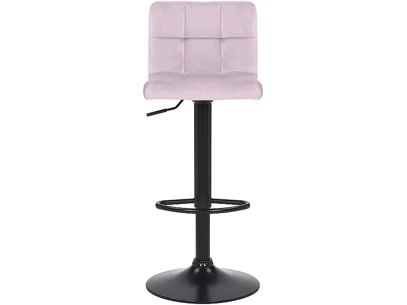 Lot de 2  Tabouret de bar - Velours - Rose - Feni