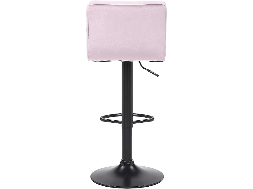 Lot de 2  Tabouret de bar - Velours - Rose - Feni
