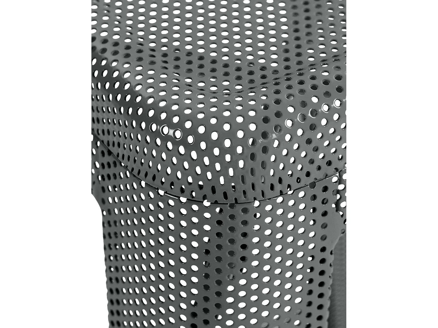 Tabouret de bar - Métal & Métal - Gris - Fletcher