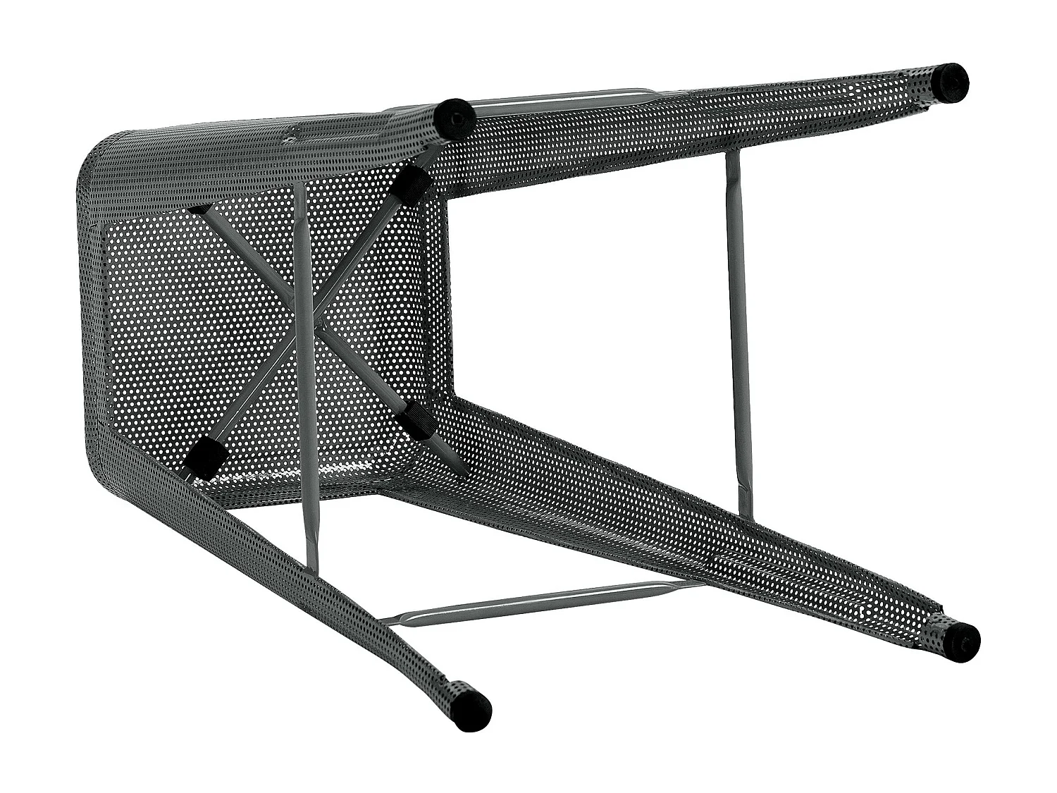 Tabouret de bar - Métal & Métal - Gris - Fletcher