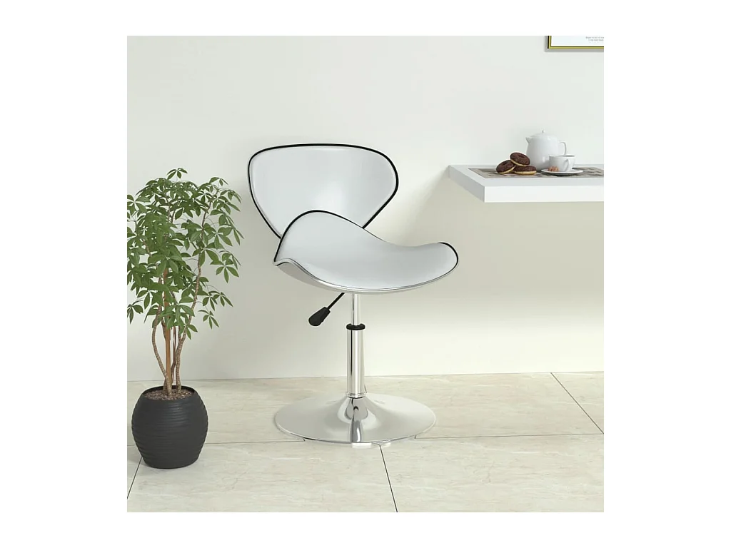 Tabouret de bar Blanc Similicuir