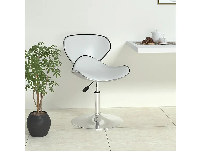 Tabouret de bar Blanc Similicuir