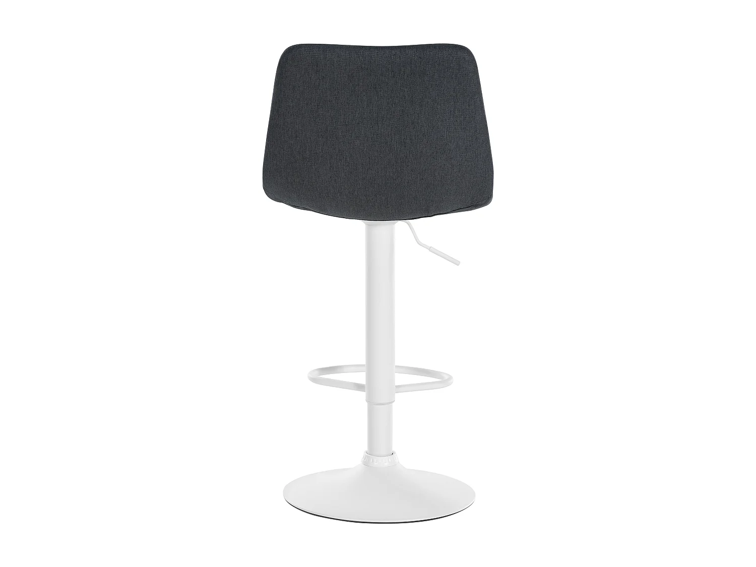Tabouret de bar - Tissu & Métal - Gris foncé - Divo