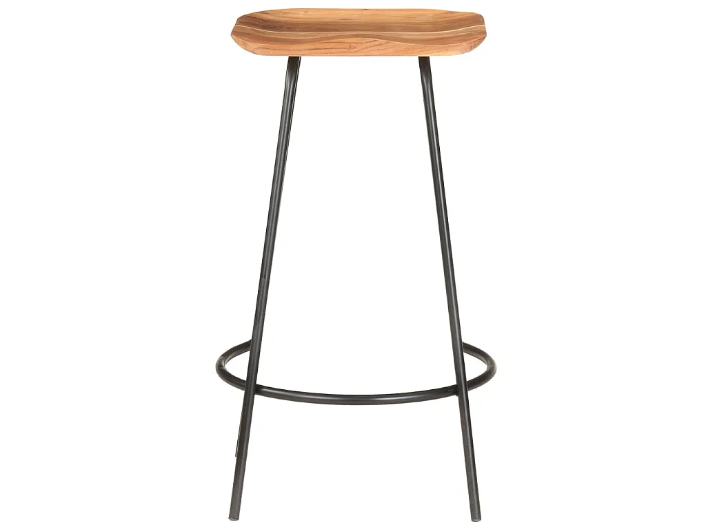 Barhocker 4 Stk. Massivholz Akazie
