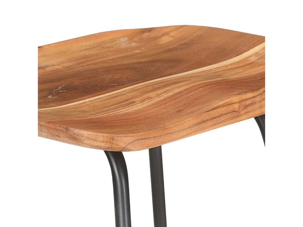 Barhocker 4 Stk. Massivholz Akazie