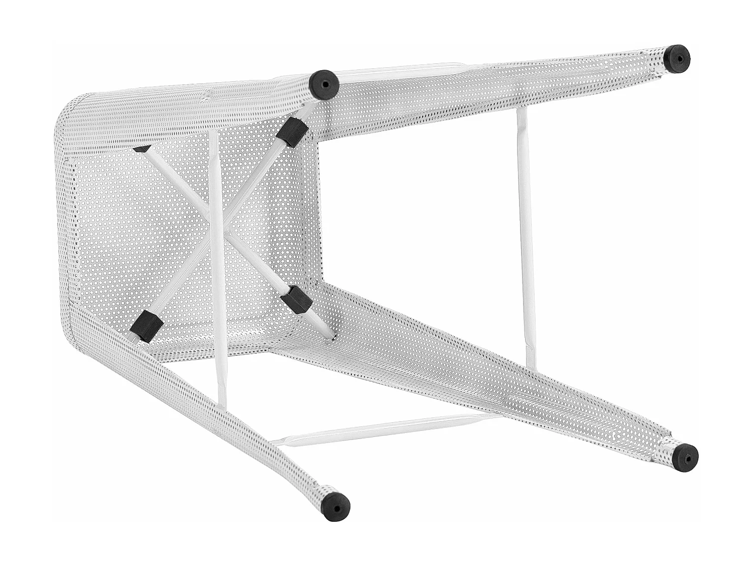 Tabouret de bar - Métal & Métal - Blanc - Fletcher