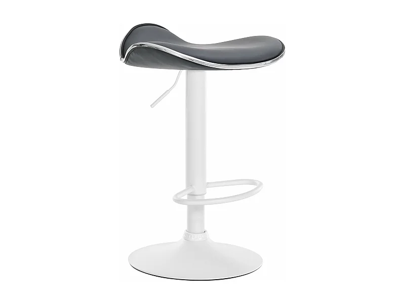 Tabouret de bar - Similicuir - Gris - Shanghai