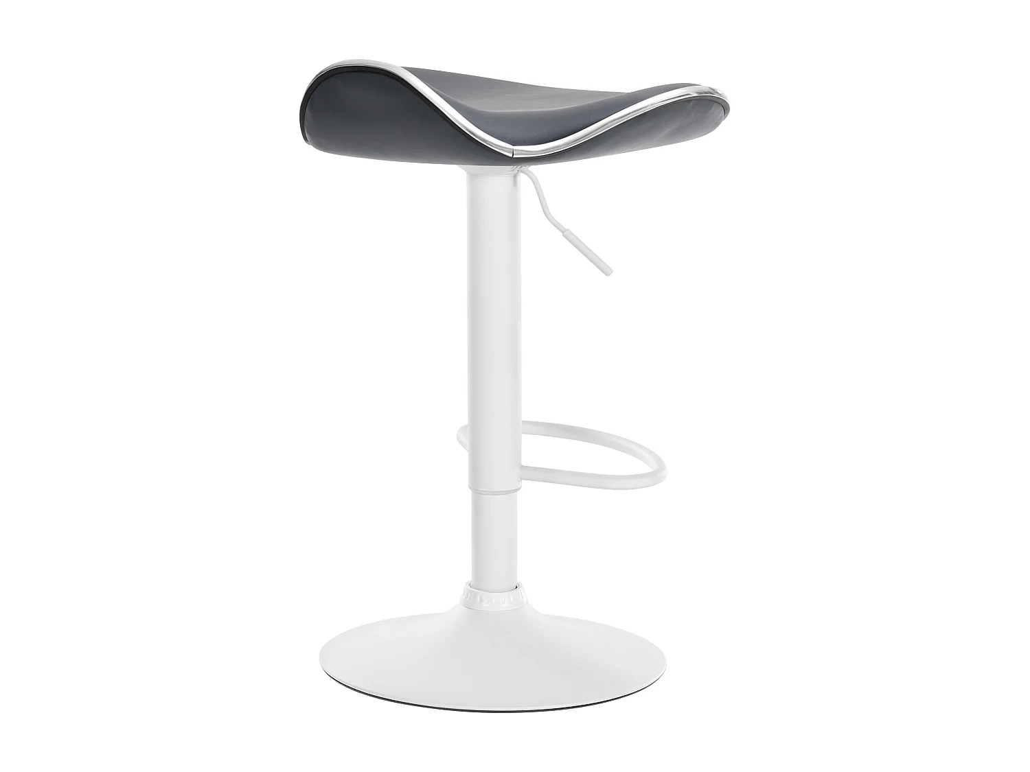 Tabouret de bar - Similicuir - Gris - Shanghai