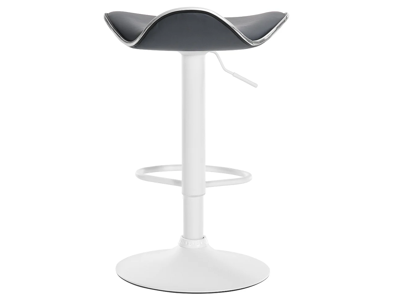Tabouret de bar - Similicuir - Gris - Shanghai