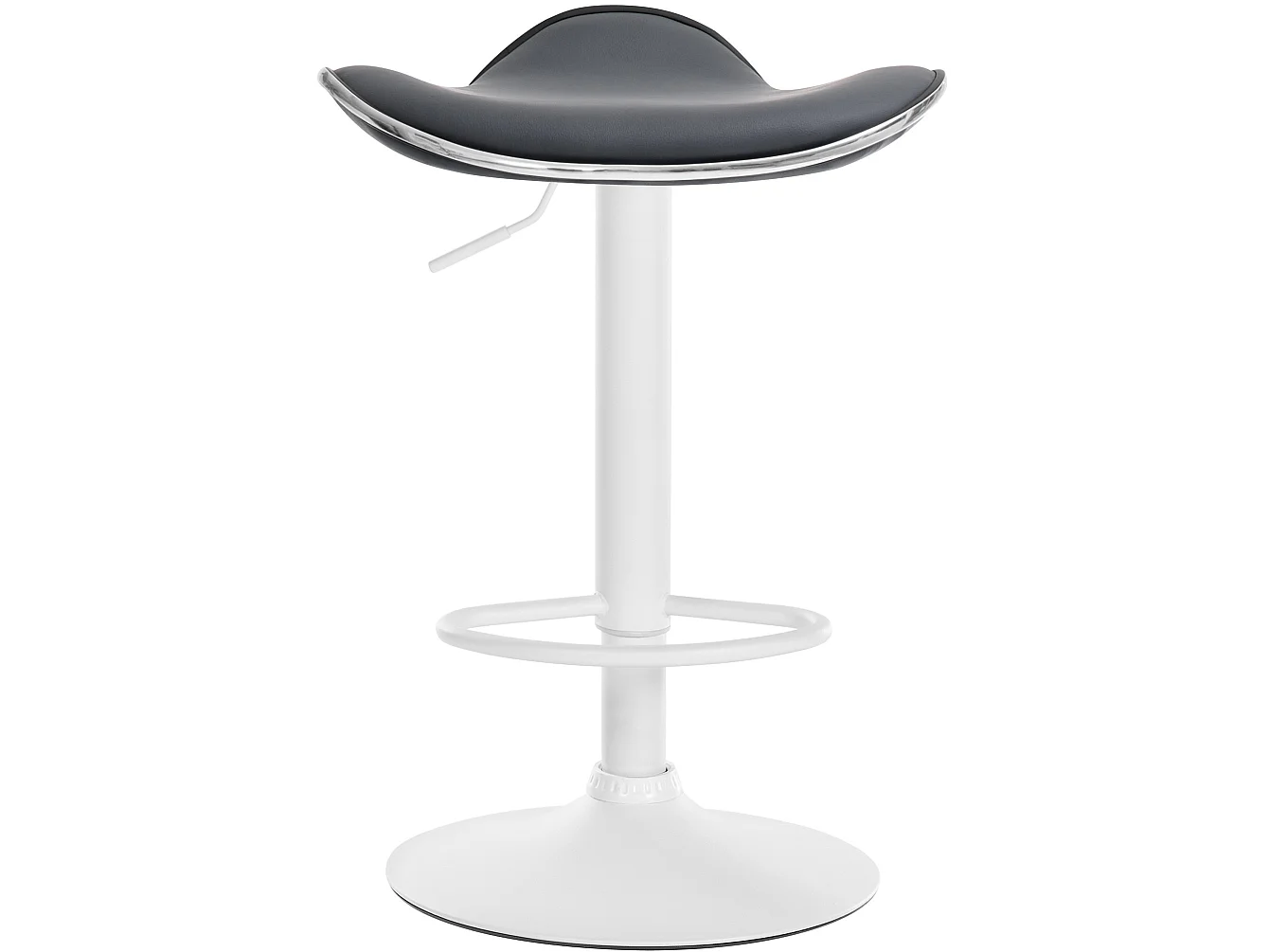 Tabouret de bar - Similicuir - Gris - Shanghai