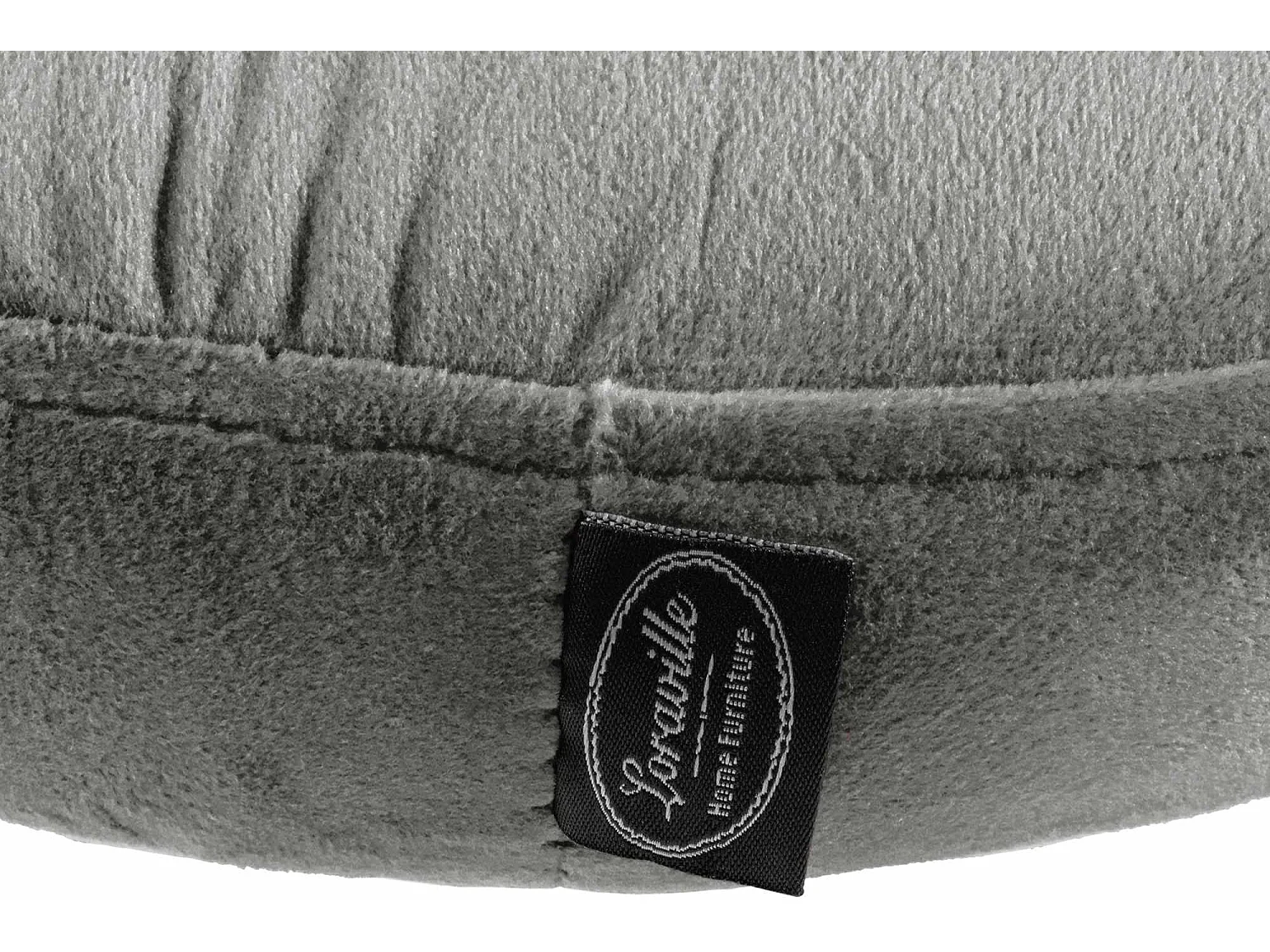 Tabouret de bar - Velours & Blanc - Gris - Ponte