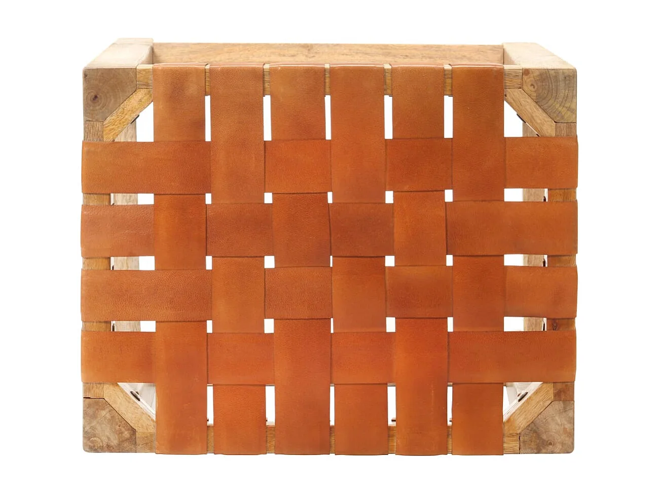 Tabourets de bar lot de 2 marron cuir véritable 60 cm