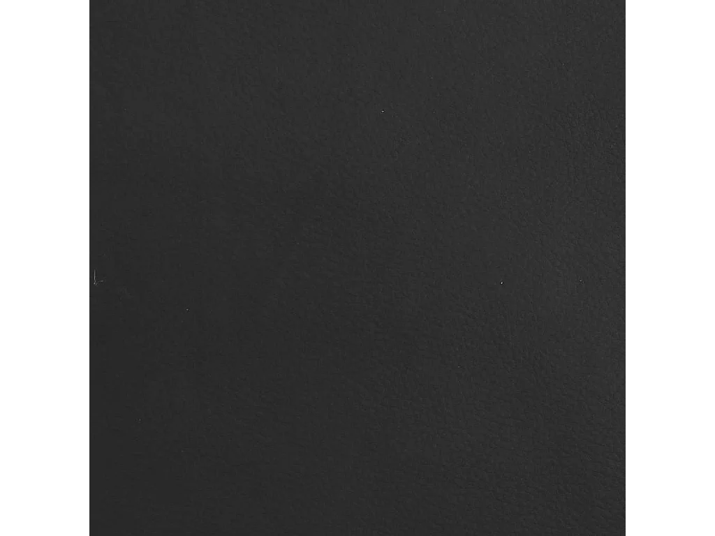 Taburete de cocina de acero cromado y cuero artificial negro