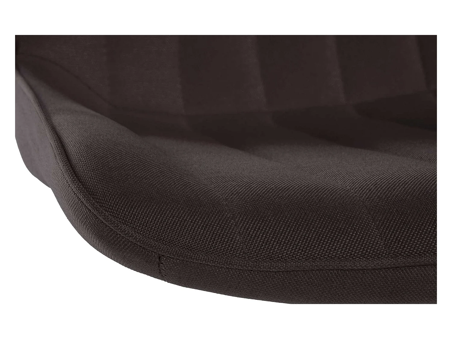 Tabouret de bar - Tissu & Blanc - Taupe - Toni