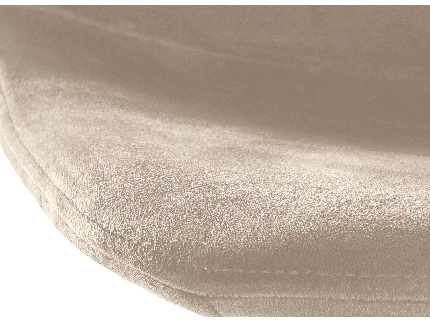 Tabouret de bar - Velours & Métal - Crème - Divo