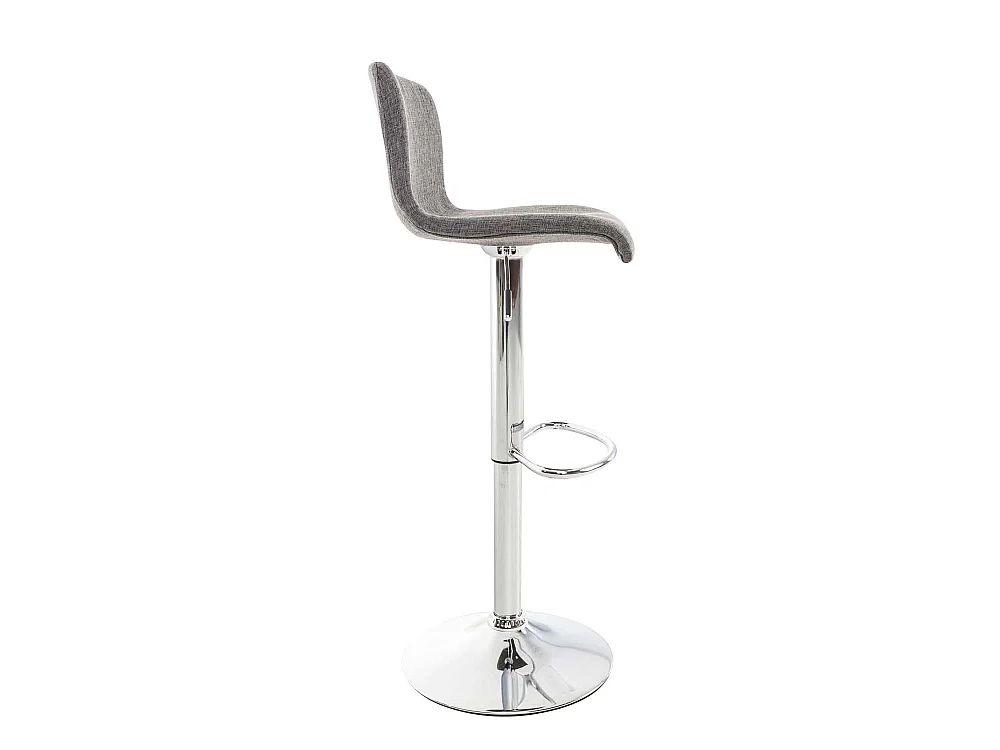 Tabouret de bar - Tissu - Gris clair - Hoover