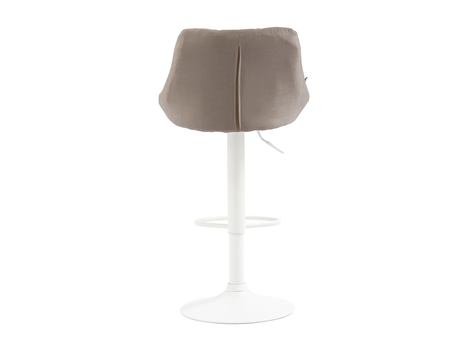 Barkruk - Stof & wit - creme - Lazio