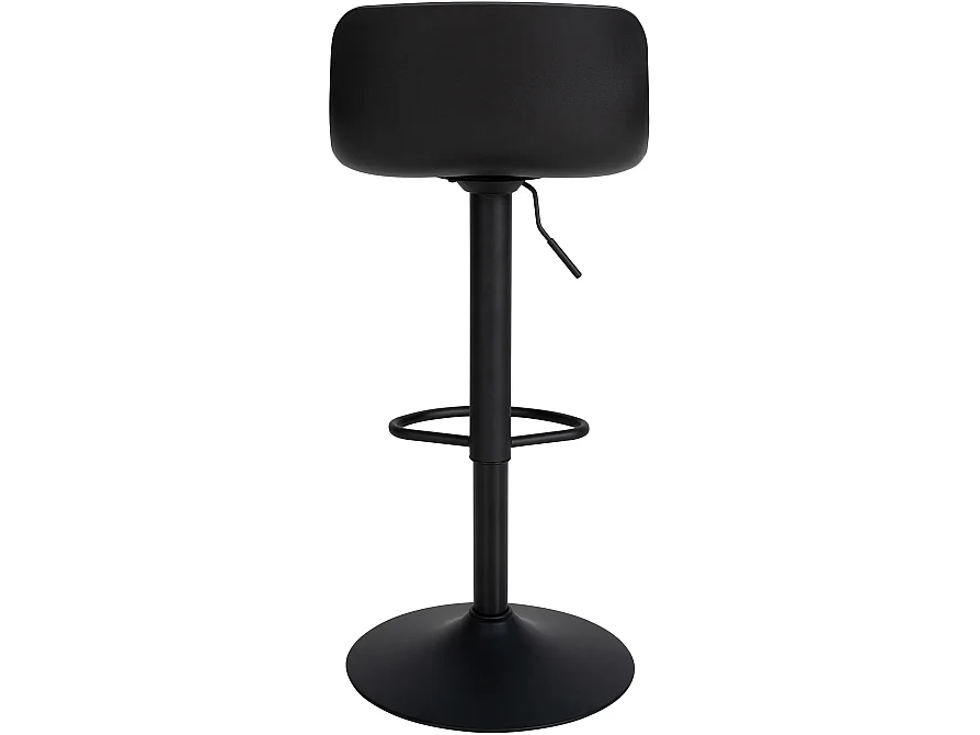 Lot de 2  Tabouret de bar - Similicuir - Noir - Almada