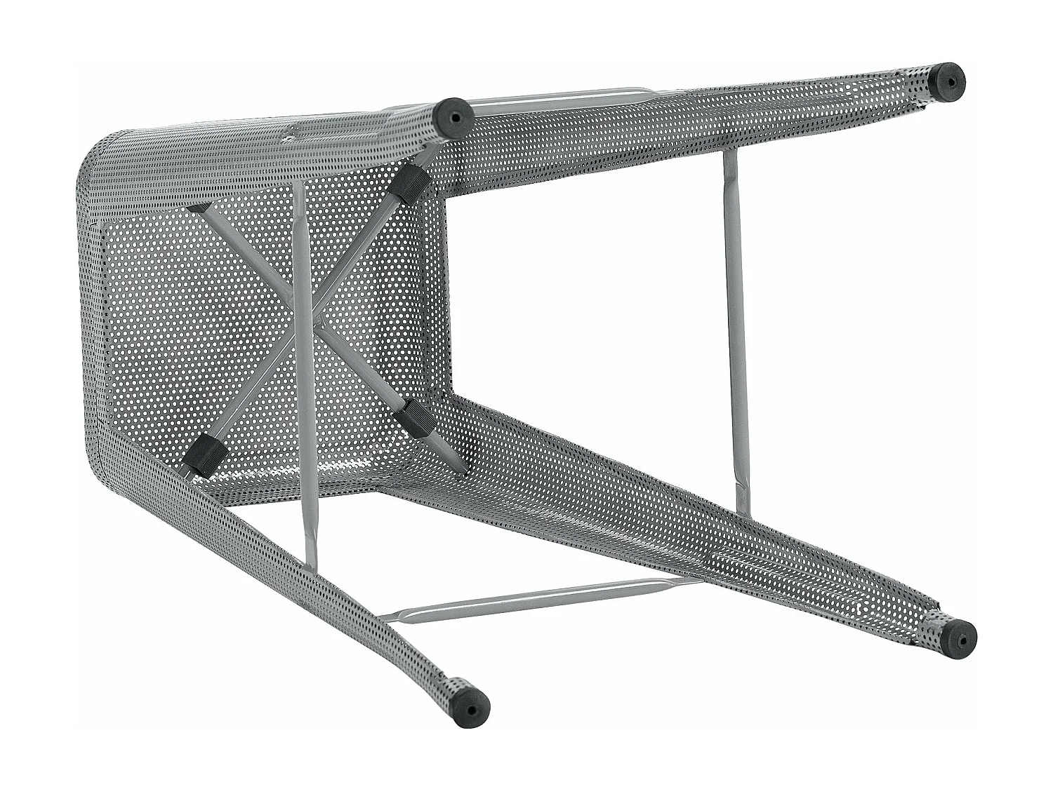 Tabouret de bar - Métal & Métal - Argent - Fletcher