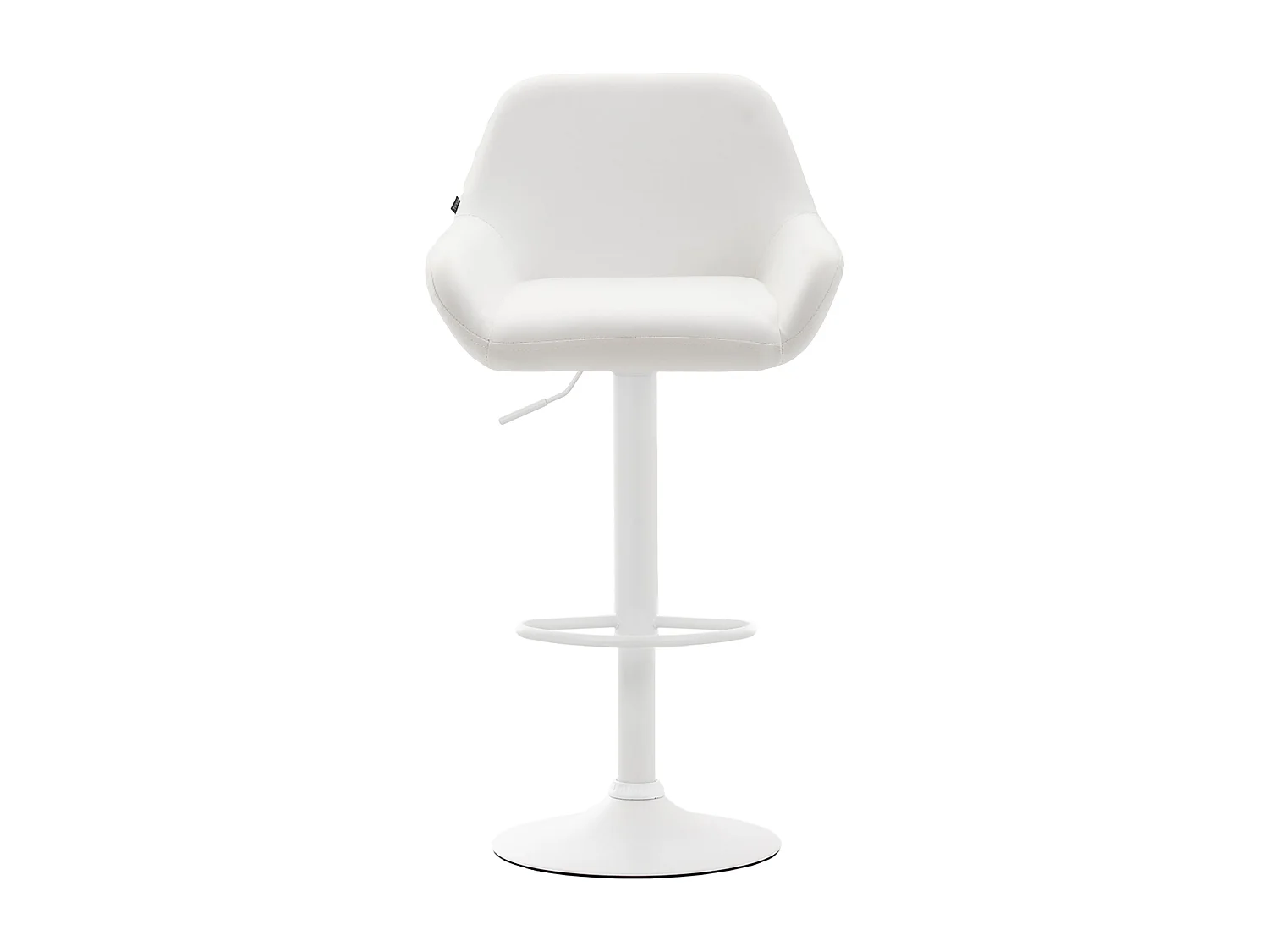 Tabouret de bar - Similicuir & Blanc - Blanc - Braga