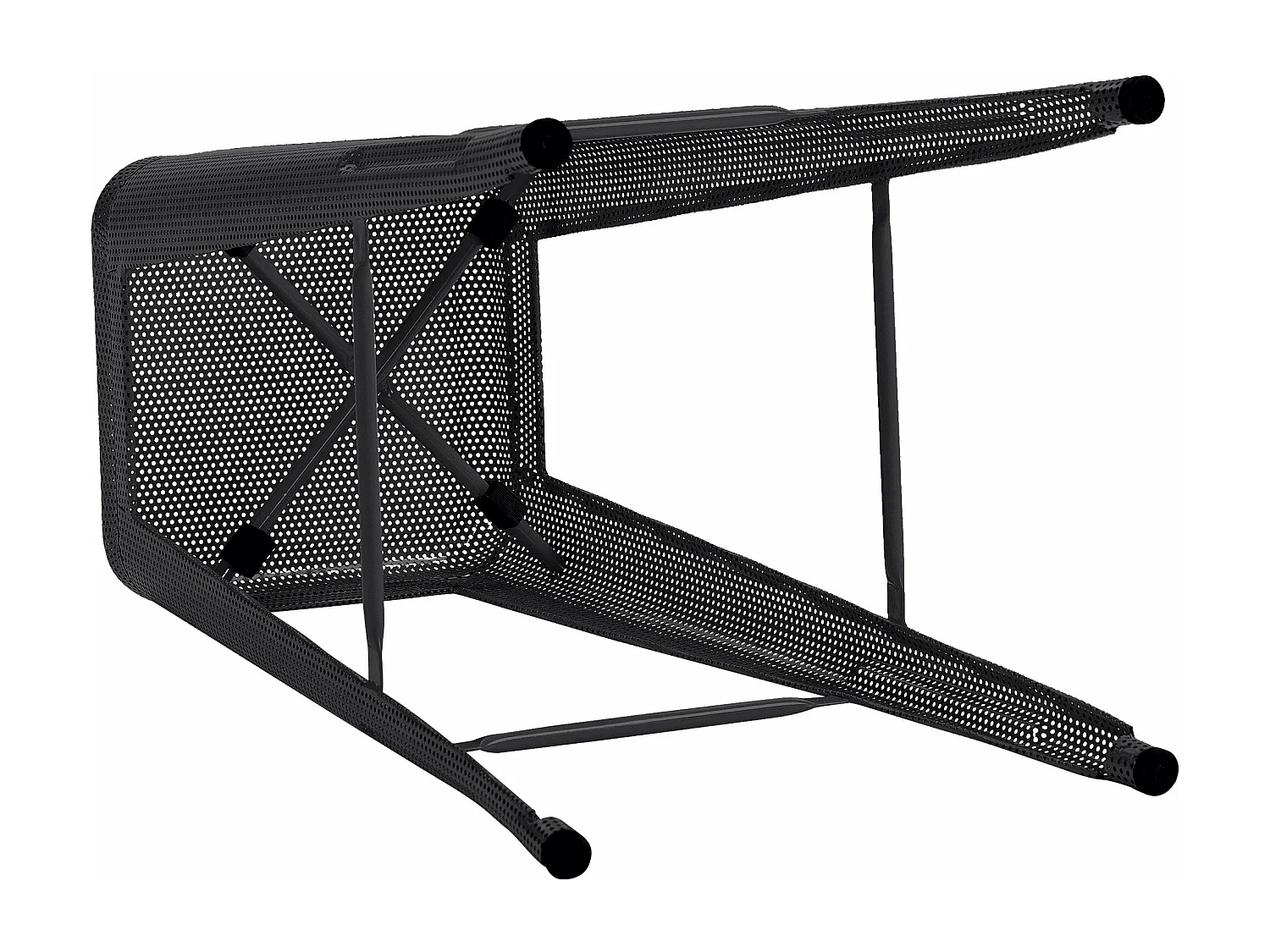 Tabouret de bar - Métal & Métal - Noir - Fletcher