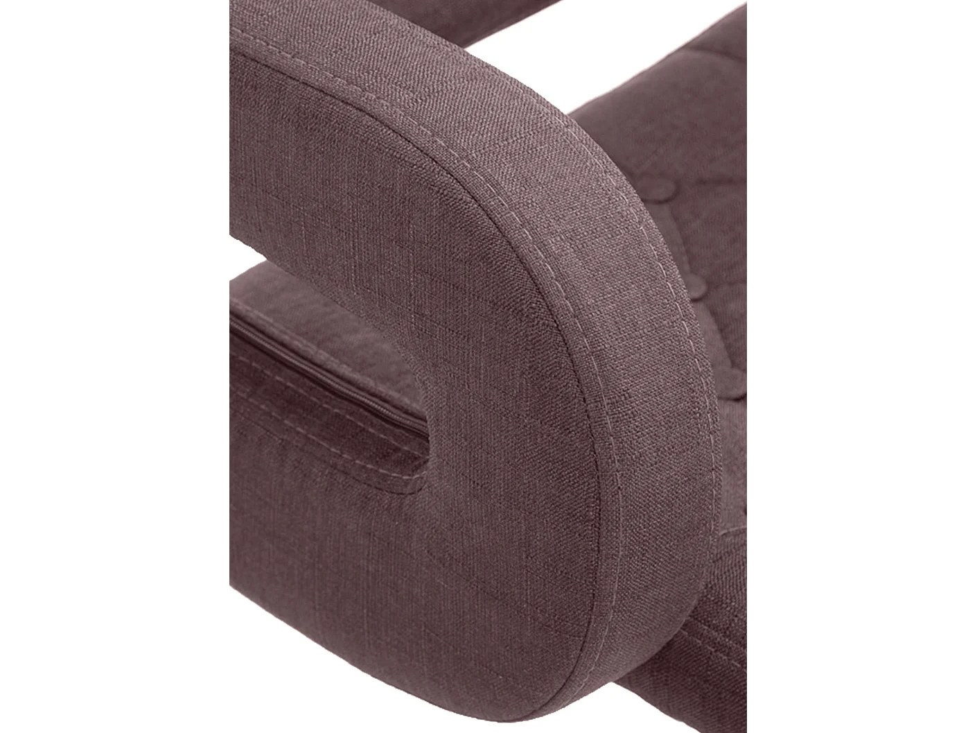 Tabouret de bar - Tissu & Métal - Marron - Dublin