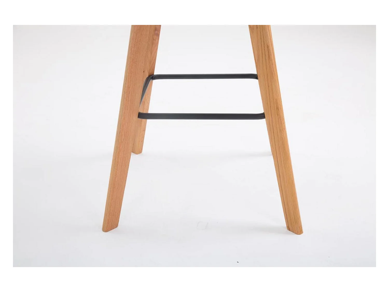 Barkruk - Kunststof & Hout - grijs - Metz