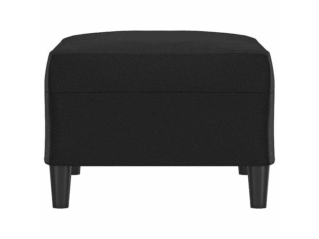 Repose-pied Noir 70x55x41 cm Similicuir