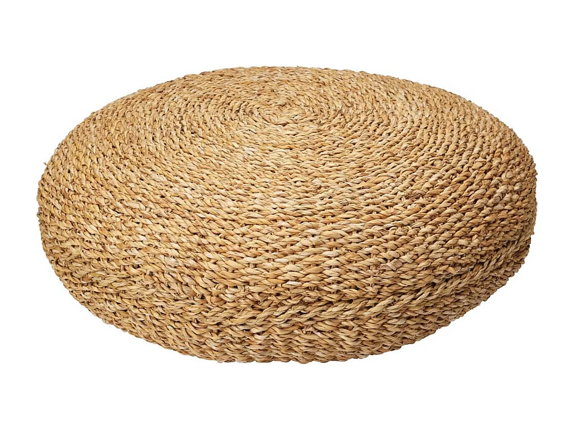Home&Styling Pouf Rund Natur Ø58x20 cm Seegras