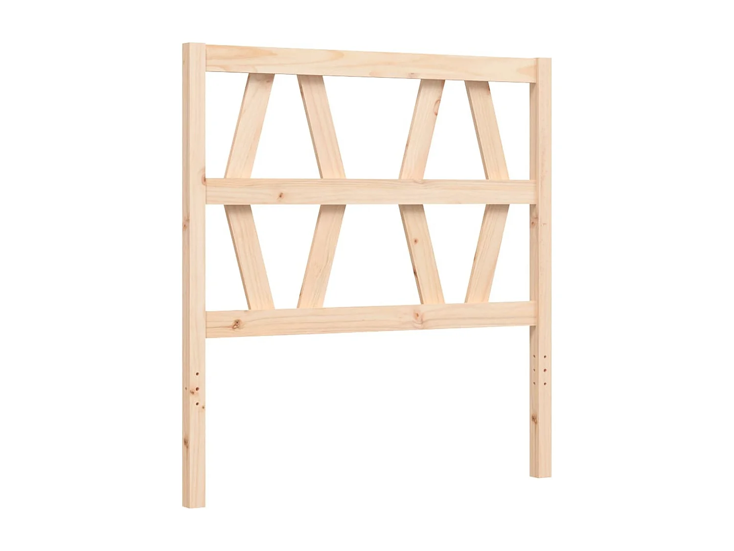 Cadre de lit sans matelas 100x200 cm bois massif de pin