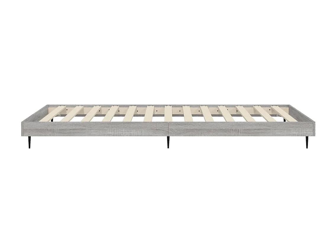 Cadre de lit sans matelas sonoma gris 90x190 cm