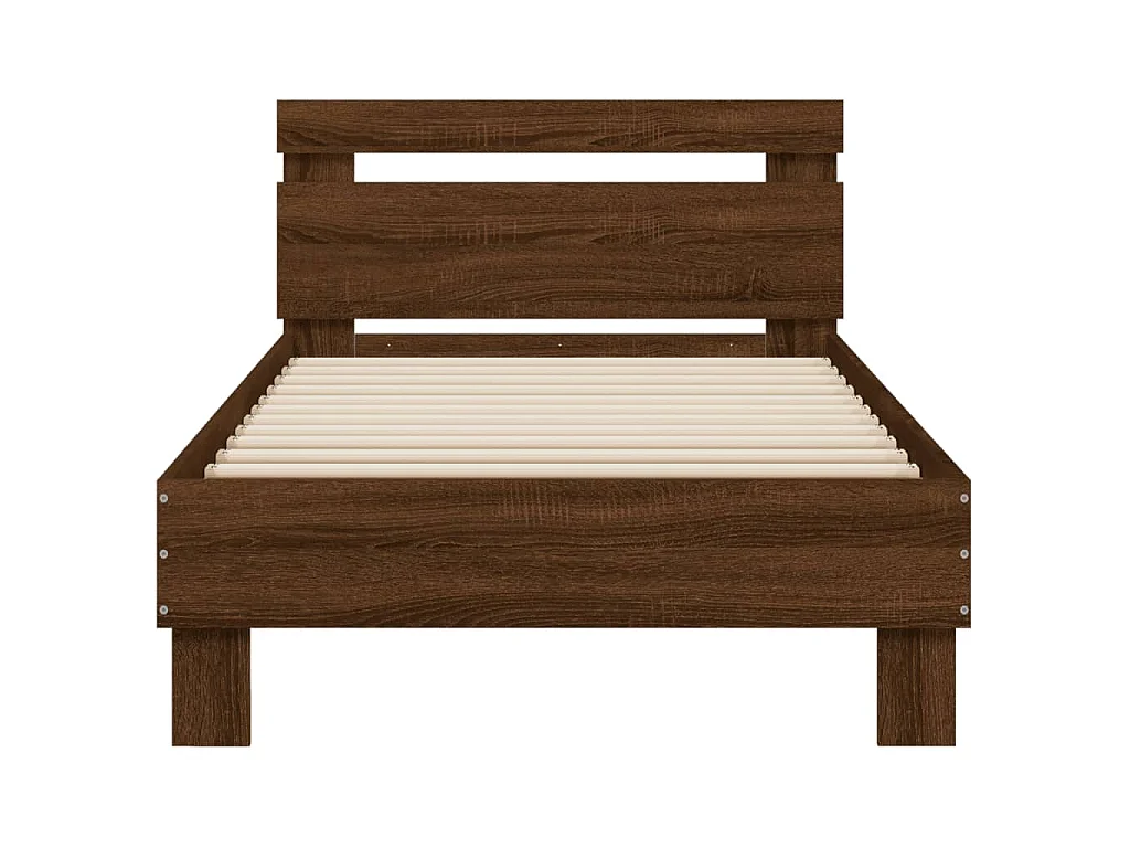 Cadre de lit sans matelas avec lumières LED 90x190 cm