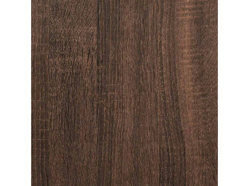 Cadre de lit sans matelas chêne marron 100x200 cm