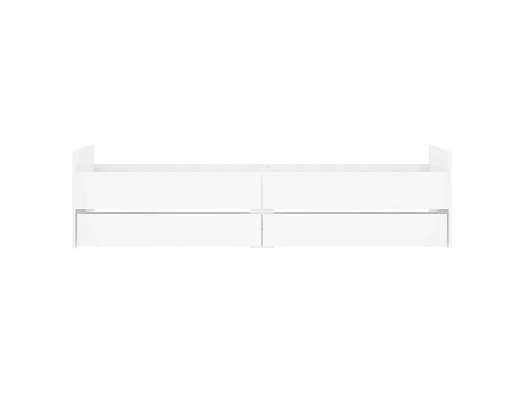 Giroletto con Cassetti Bianco 90x190 cm