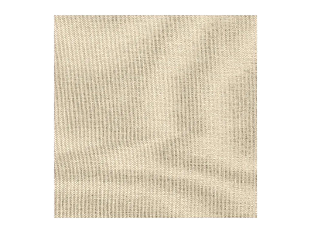 Lit de repos sans matelas crème 80x200 cm tissu