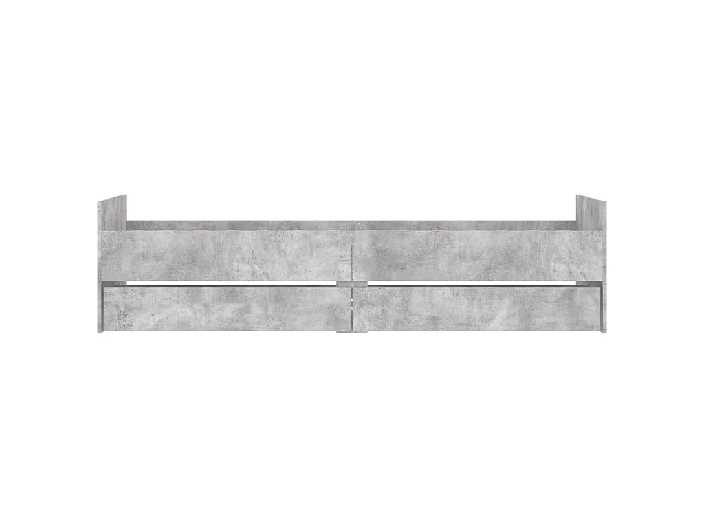 Giroletto con Cassetti Grigio Cemento 100x200 cm