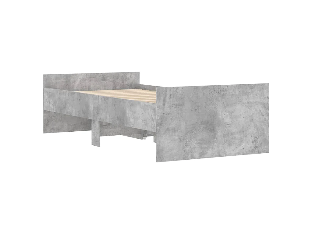Giroletto con Cassetti Grigio Cemento 100x200 cm