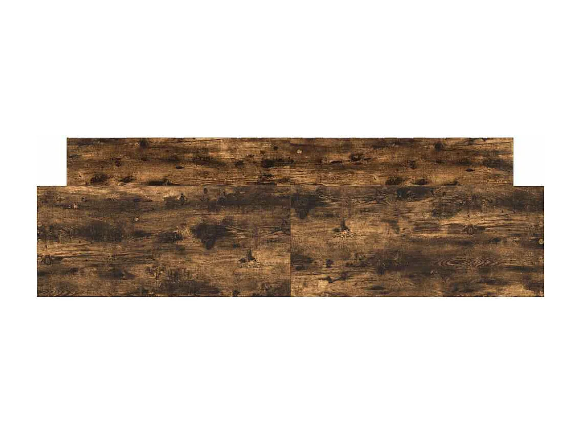 Giroletto con Testiera e Pediera Rovere Fumo 200x200 cm