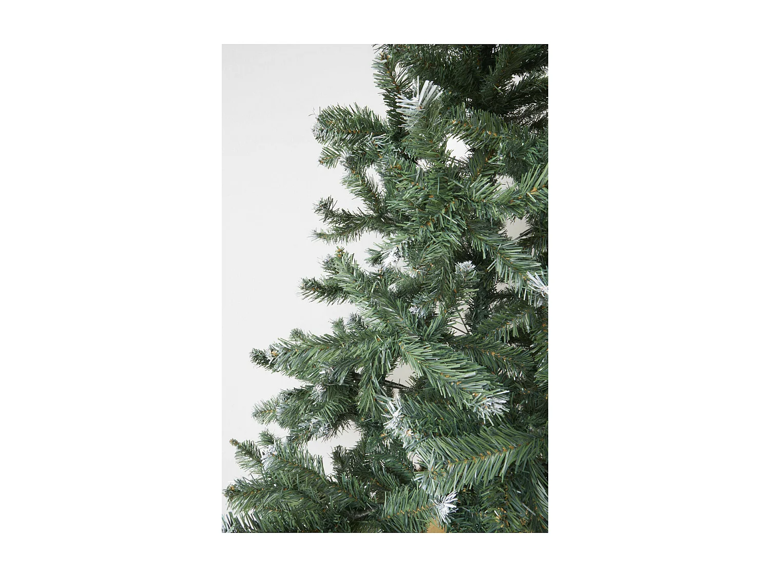 Christmas Day Sapin de noel artificiel vert pointes blanches - 2.10m - 4179