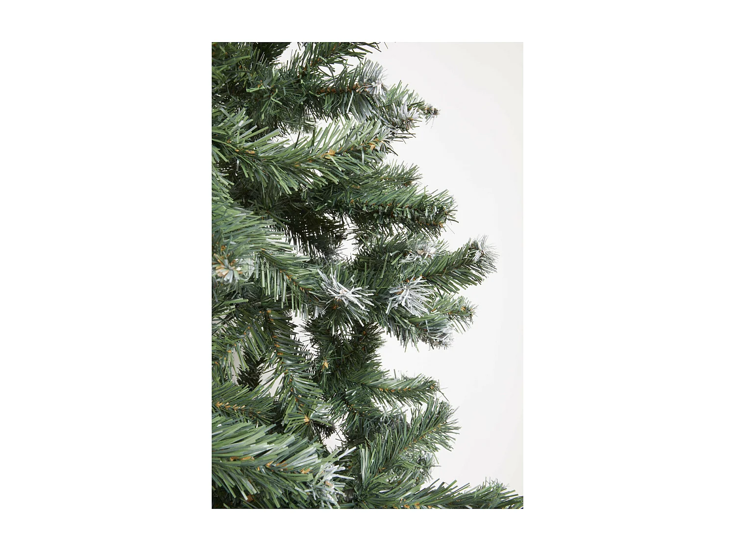 Christmas Day Sapin de noel artificiel vert pointes blanches - 2.10m - 4179