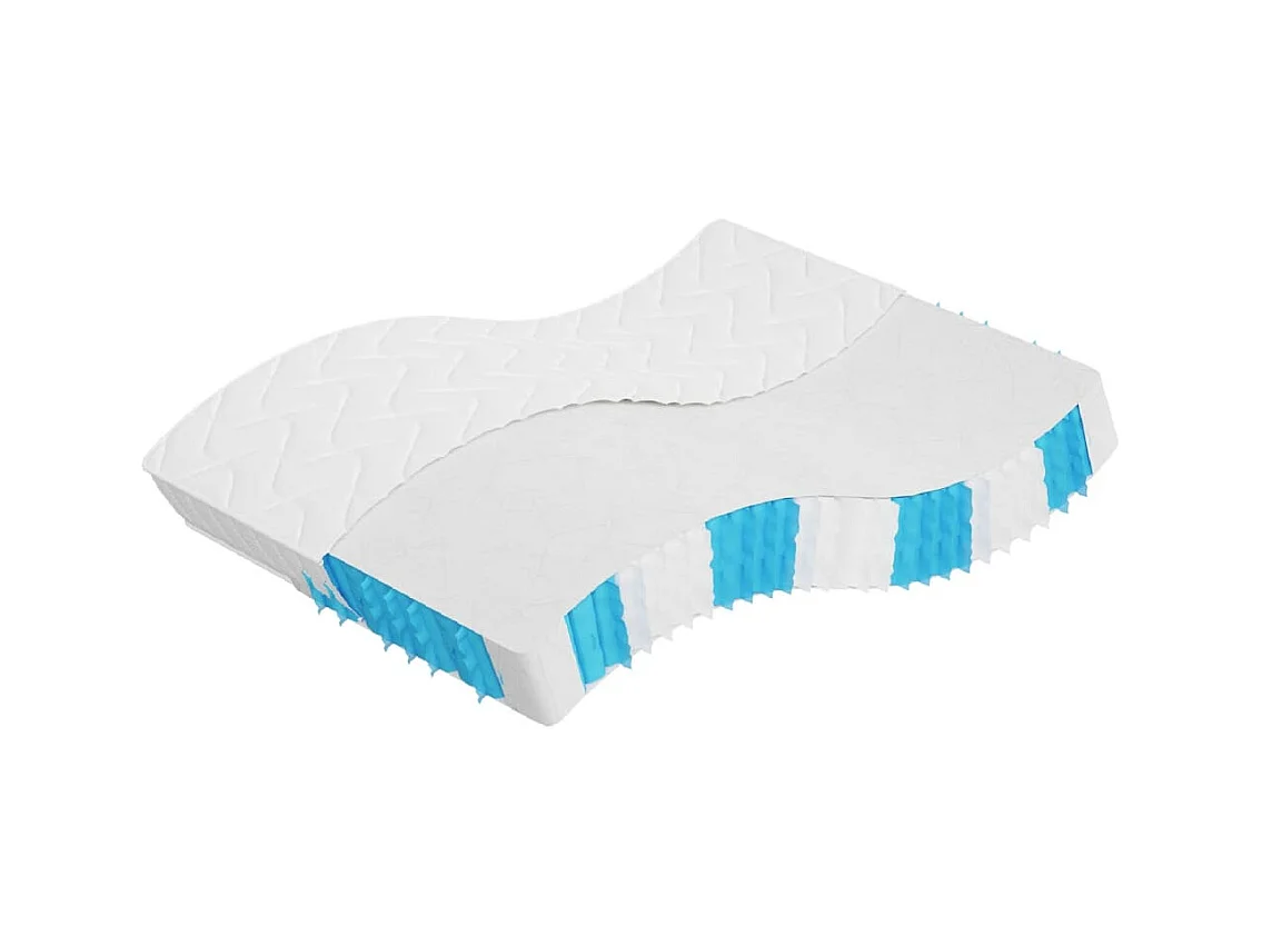 Matelas à ressorts ensachés dureté moyenne 160x200 cm