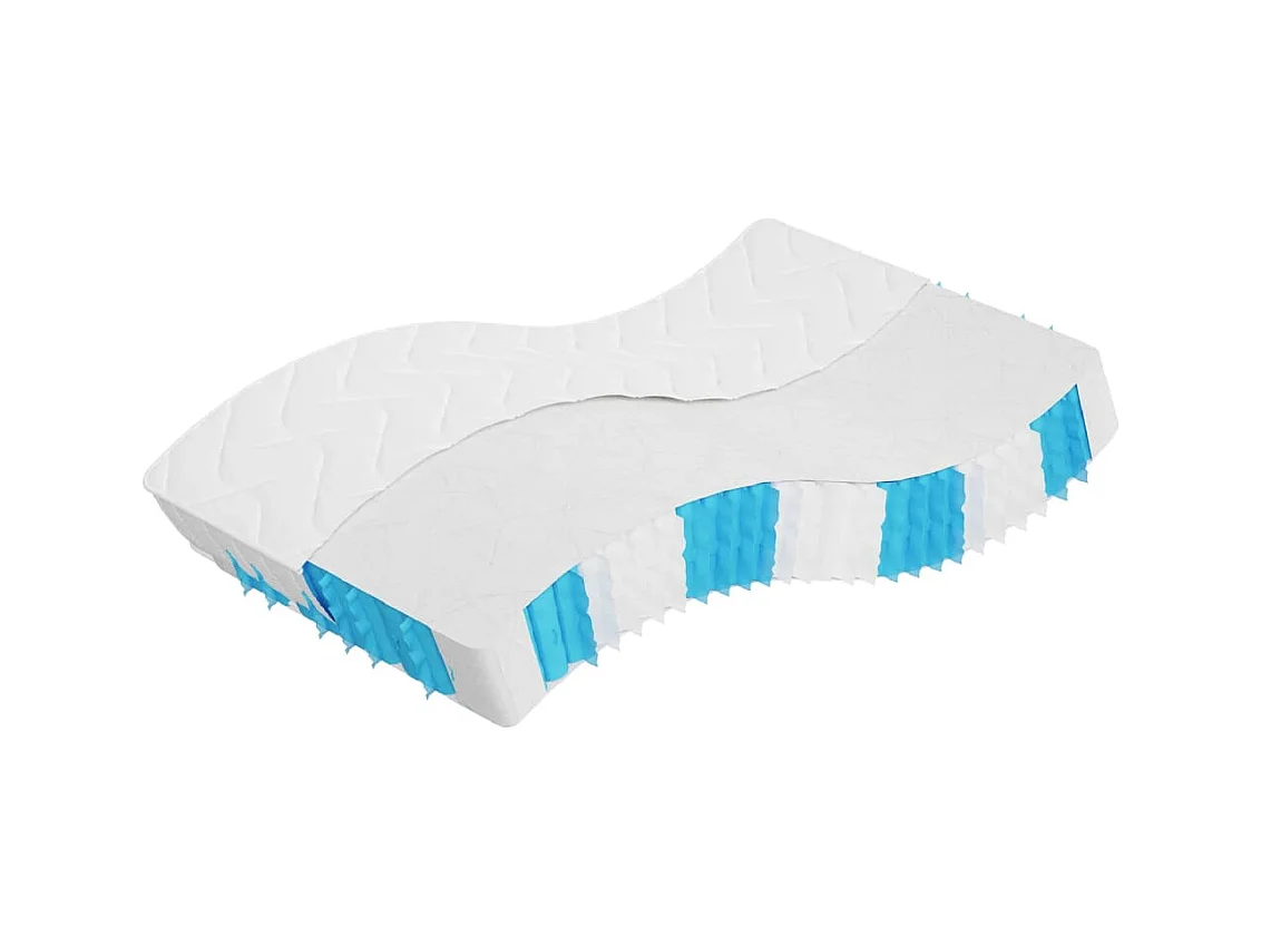 Matelas à ressorts ensachés dureté moyenne 140x200 cm