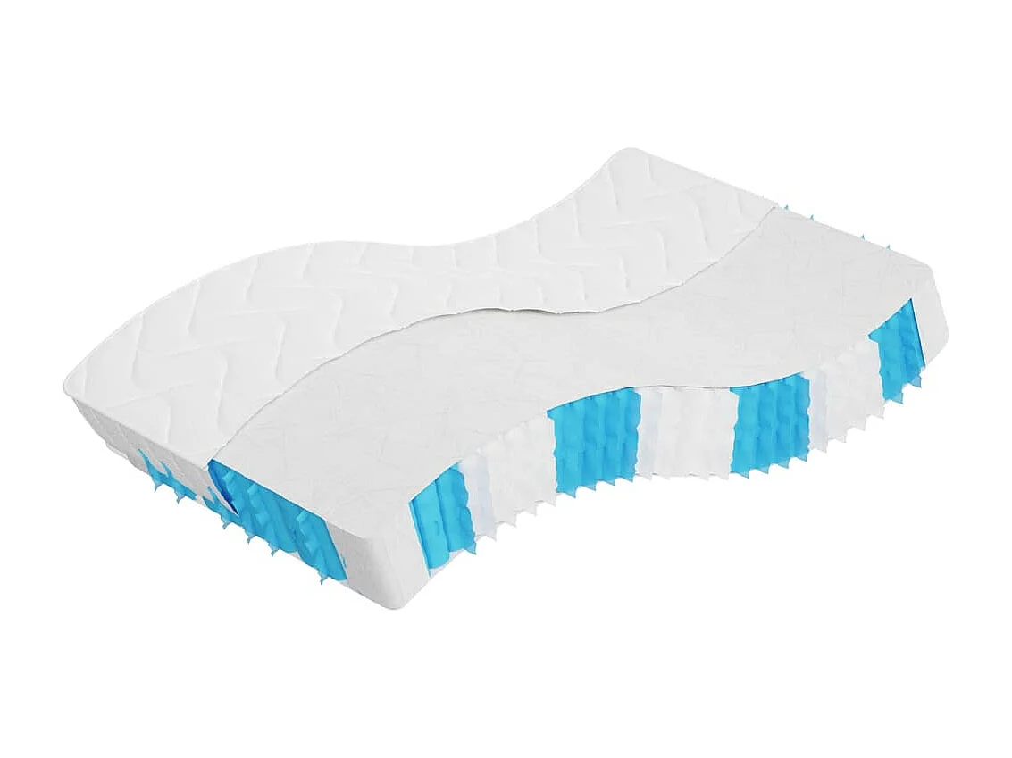 Matelas à ressorts ensachés dureté moyenne 140x190 cm