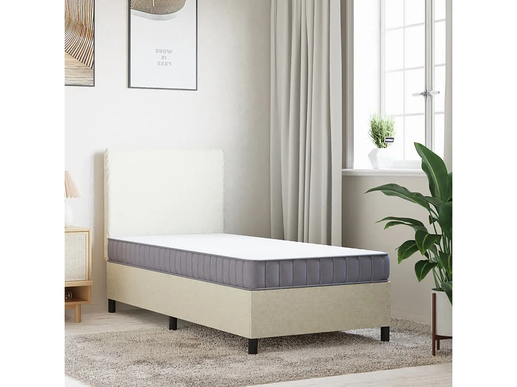 Colchón de espuma medio suave 70x200 cm