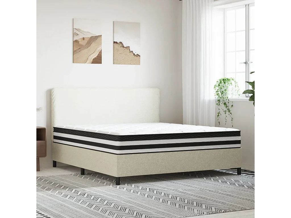 Matelas à ressorts ensachés moyen 180x200 cm