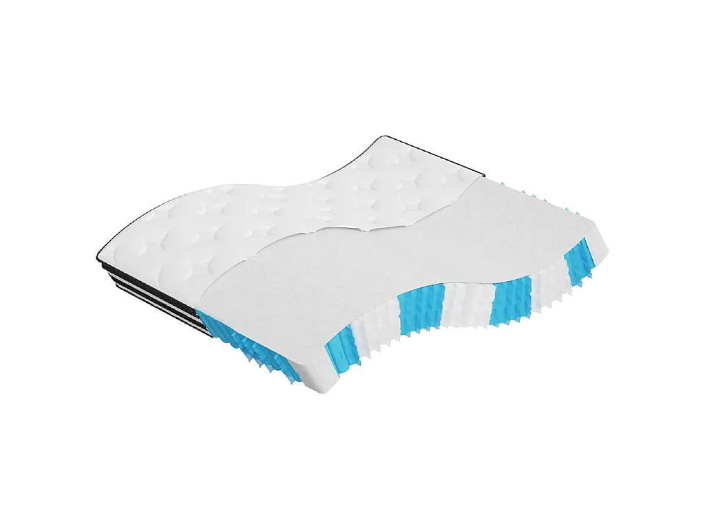 Matelas à ressorts ensachés moyen 160x200 cm