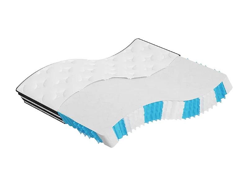 Matelas à ressorts ensachés moyen 160x200 cm