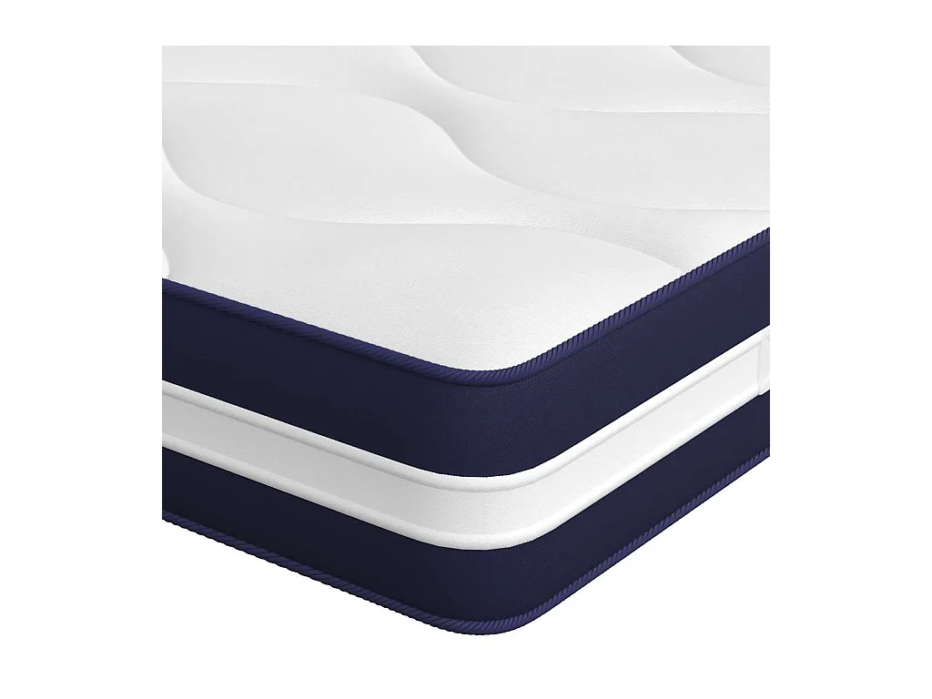 Matelas à ressorts ensachés dureté moyenne 140x190 cm