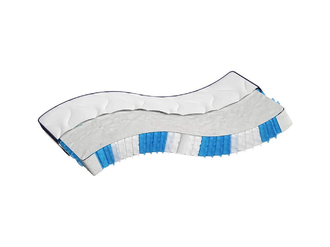 Matelas à ressorts ensachés dureté moyenne 140x190 cm