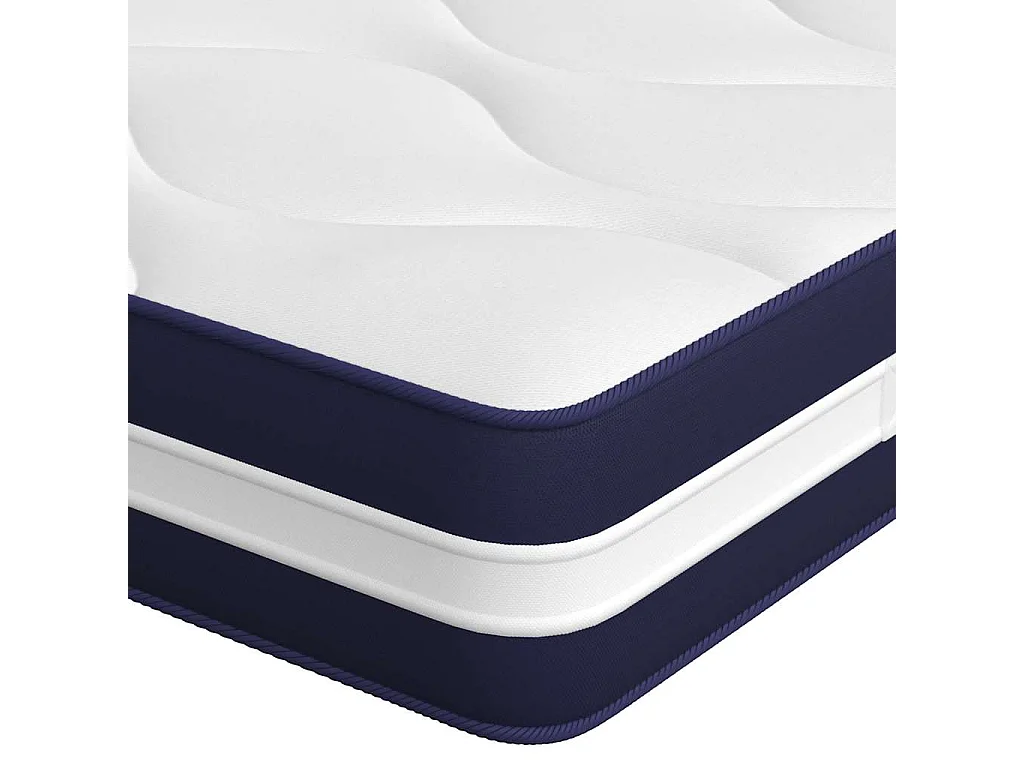 Matelas à ressorts ensachés dureté moyenne 140x190 cm